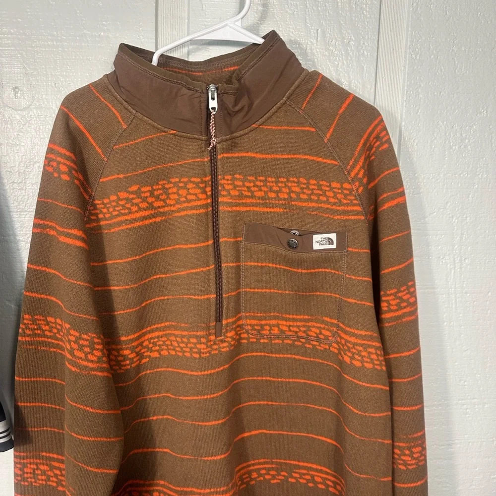 The North Face Men's Printed Gordon Lyons 1/4 Zip Pullover Size XL EUC